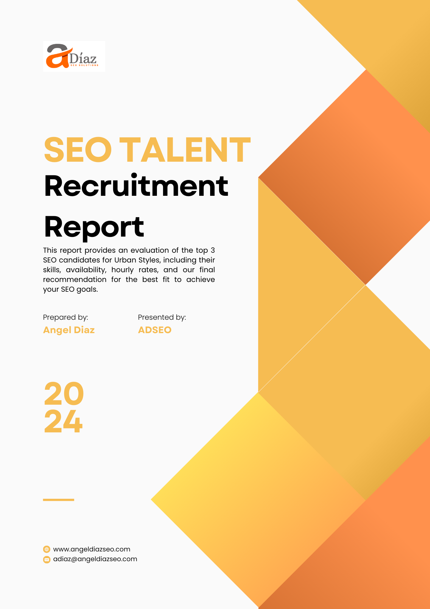 SEO Talent Report